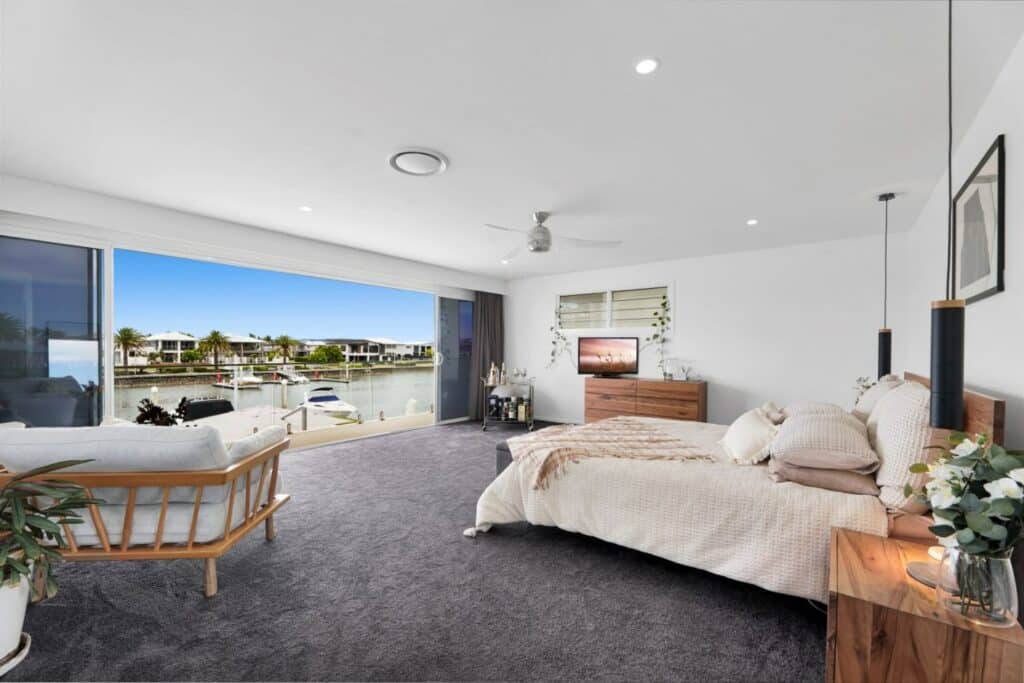 Open View Of a Bedroom — Project Management & Interior Designers in South East Queensland